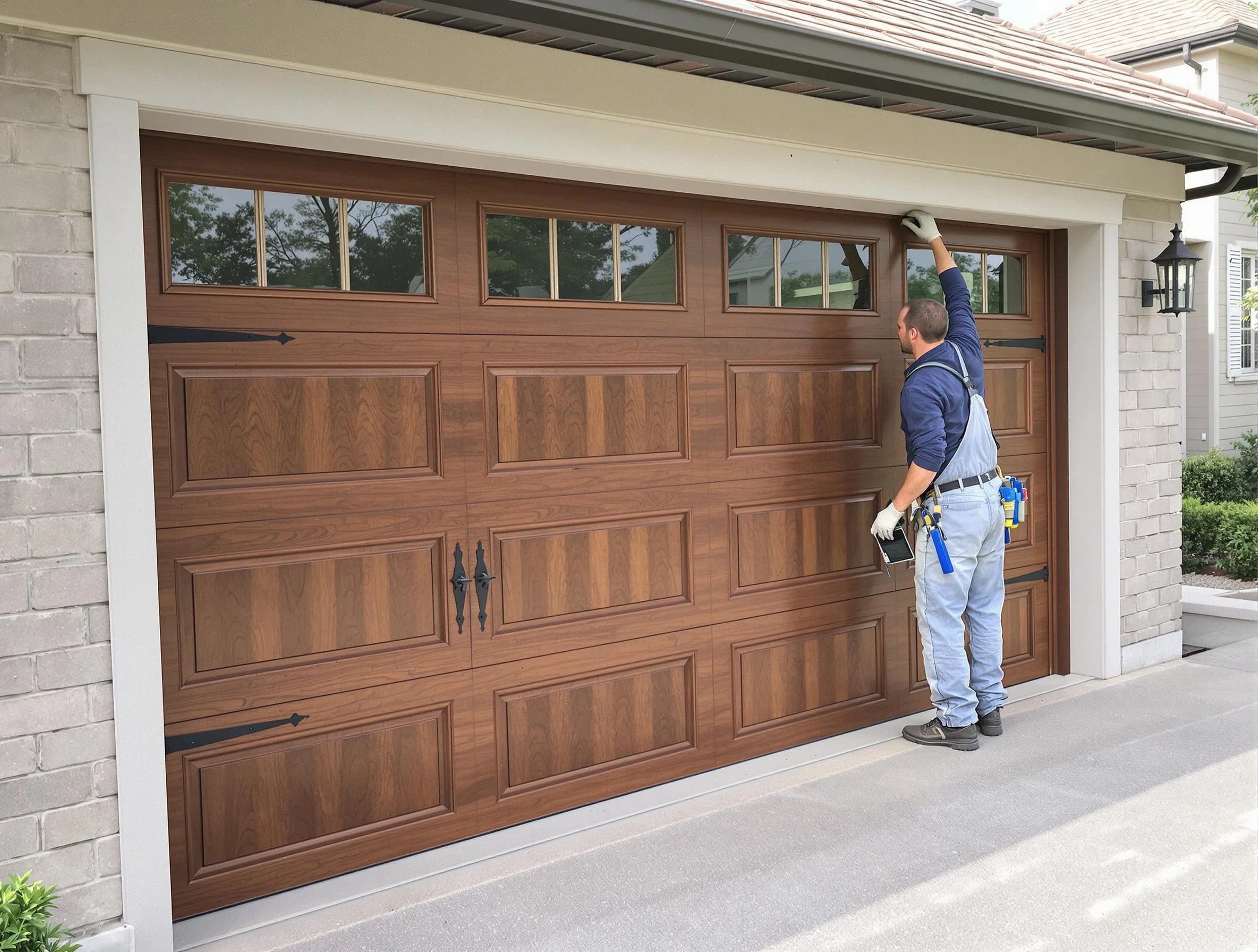 Custom garage door showcase by Laurel Garage Door Repair in Laurel