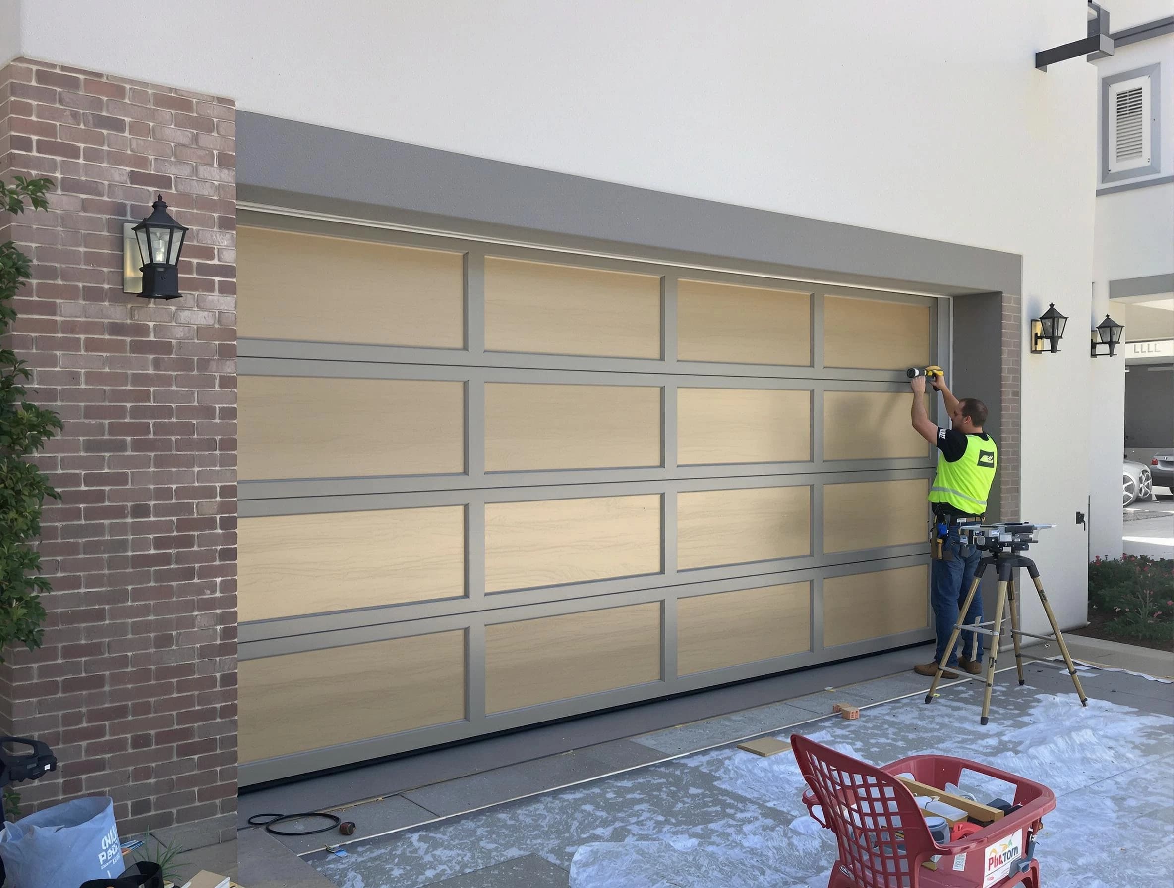 Garage door replacement service by Laurel Garage Door Repair in Laurel