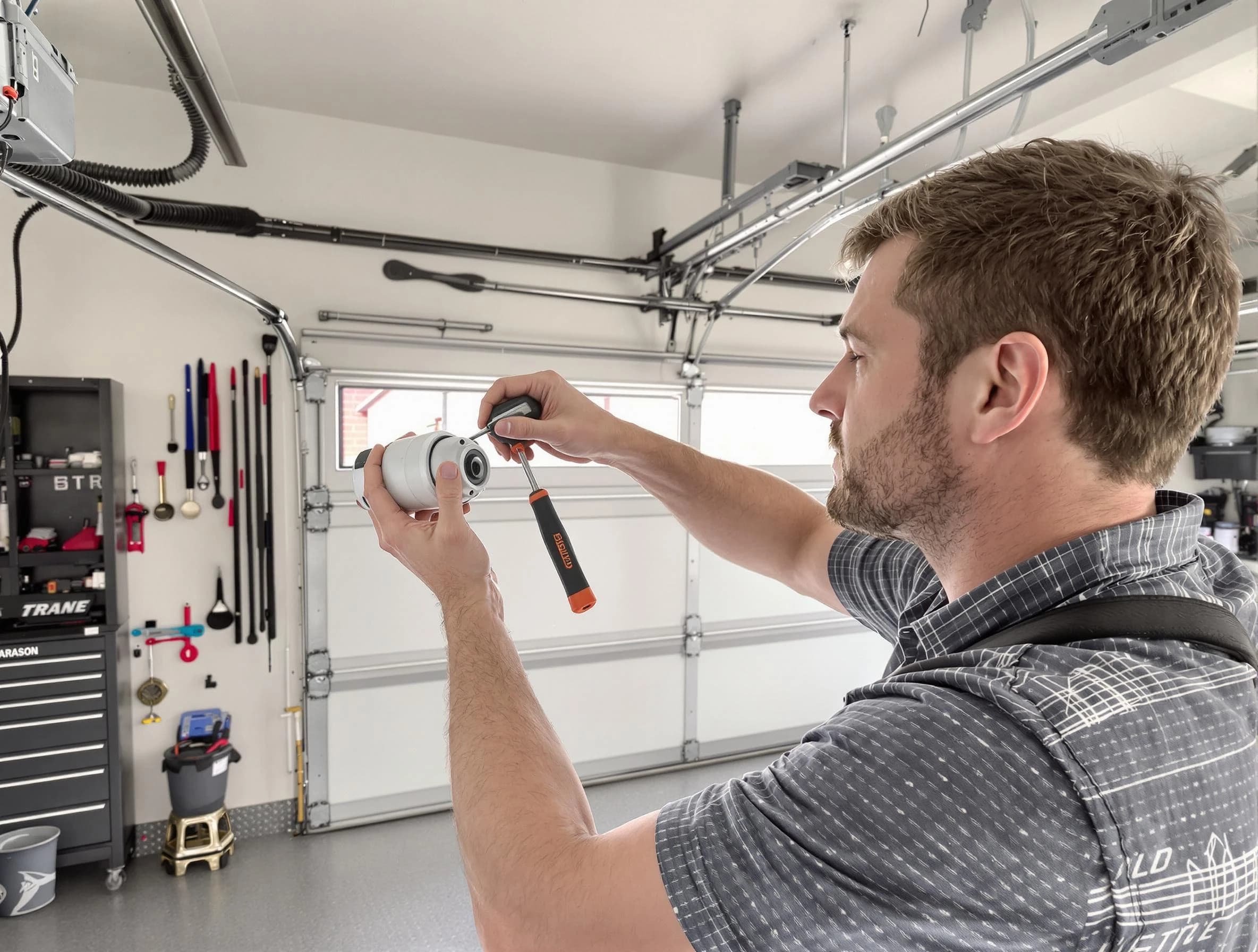 Garage door opener repair service by Laurel Garage Door Repair in Laurel