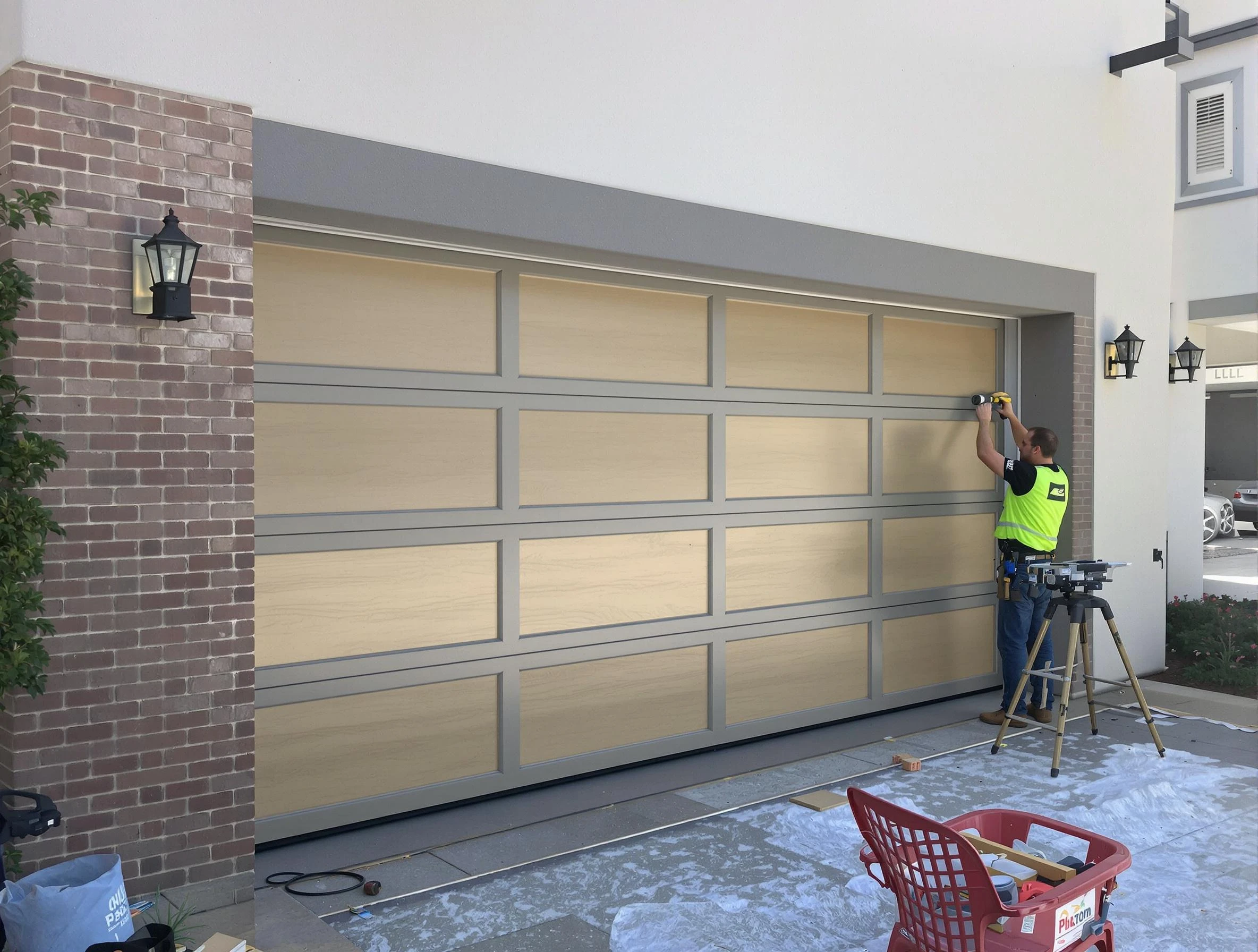 Garage door replacement service by Laurel Garage Door Repair in Laurel