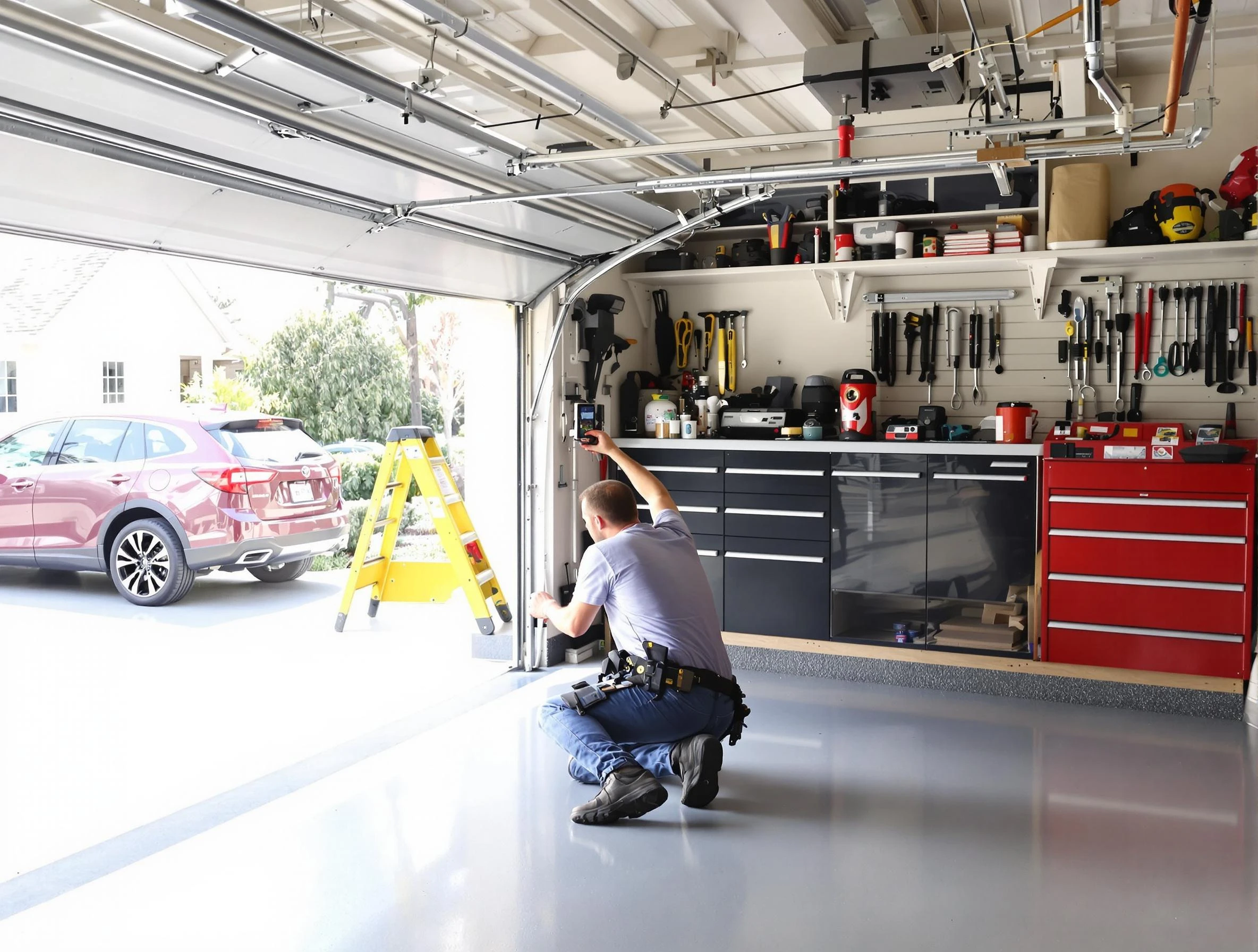 Local garage door repair service by Laurel Garage Door Repair in Laurel